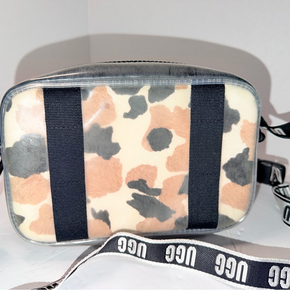 UGG Tan and Black Camo Crossbody Bag